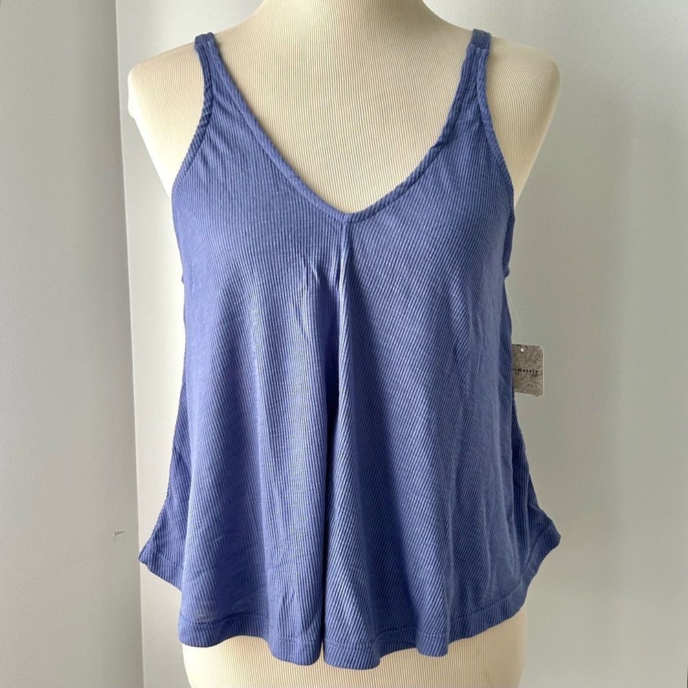 🍒NWT Free People Intimately Dani Tank Top in Dusty Iris. Size: XS - Picture 3 of 11